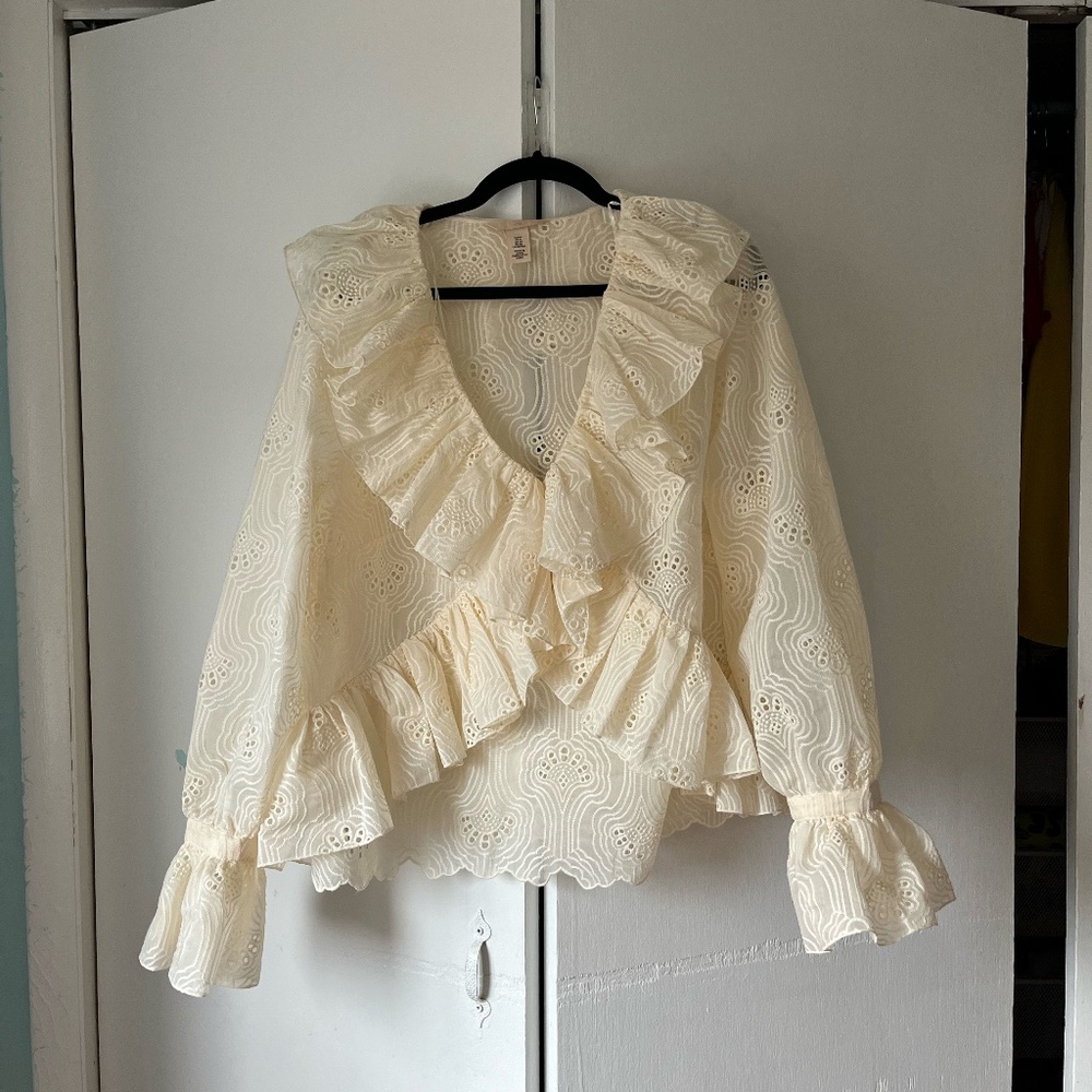 H&M Ruffle Blouse